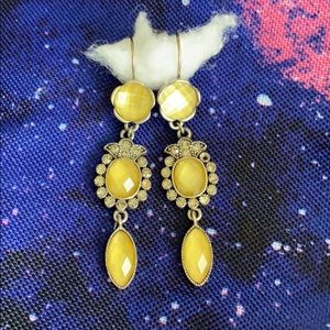 Yellow earrings